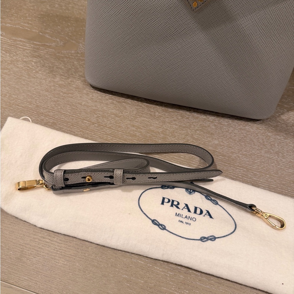 Prada Saffiano Matinee Medium Top Handle Bag - Picture 9 of 10